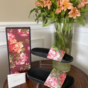 Gucci Slides Floral